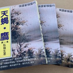 天蠍 鷹 臥龍生 武俠小說 Chinese Kung Fu Wuxia Story Books