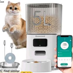 5L Single-bowl Stainless Steel Feeder