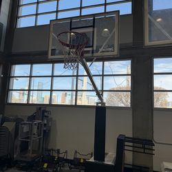 Brand new basketball frame, and hoop and base