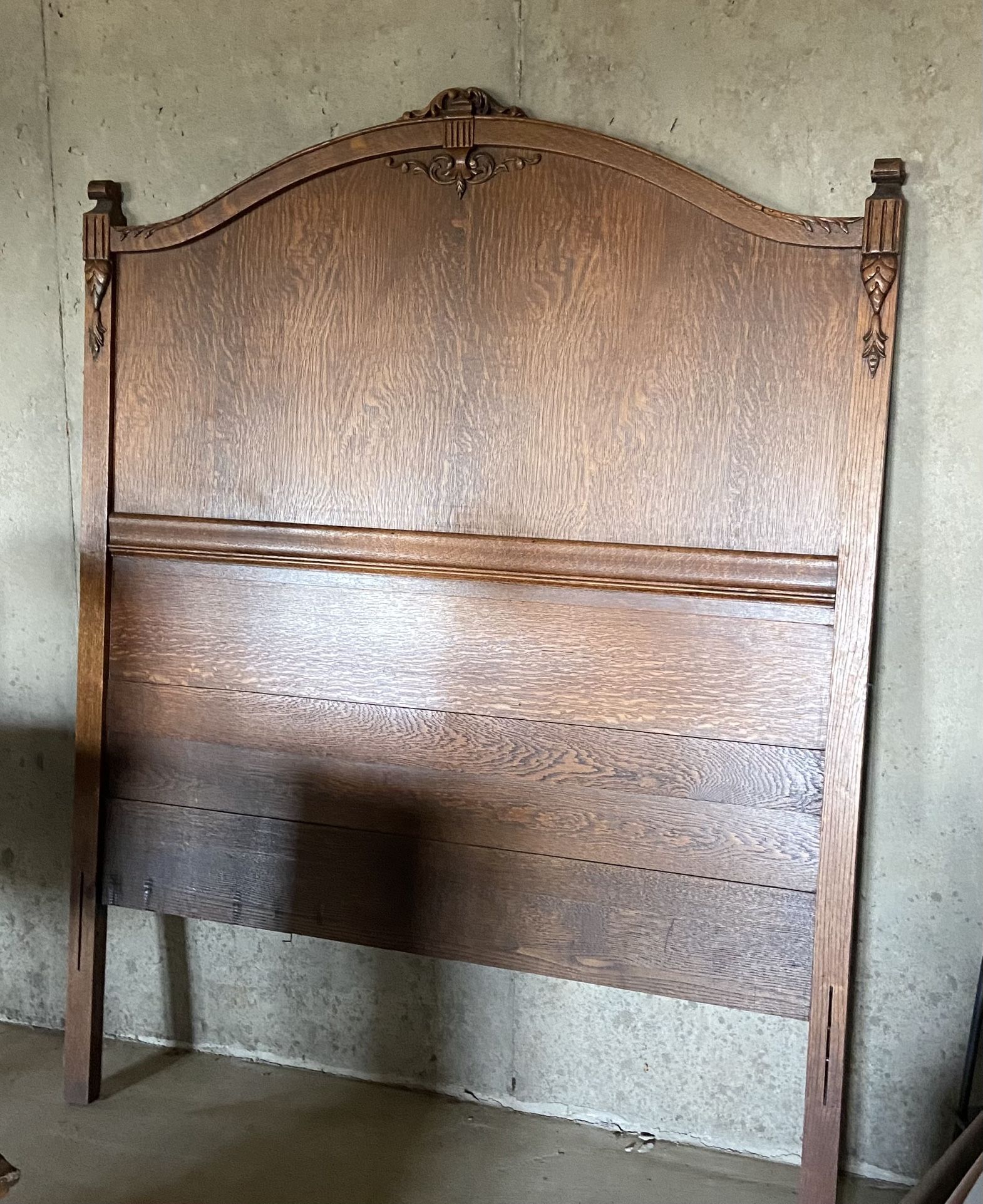 Antique Bed Frame (All Pieces Included)