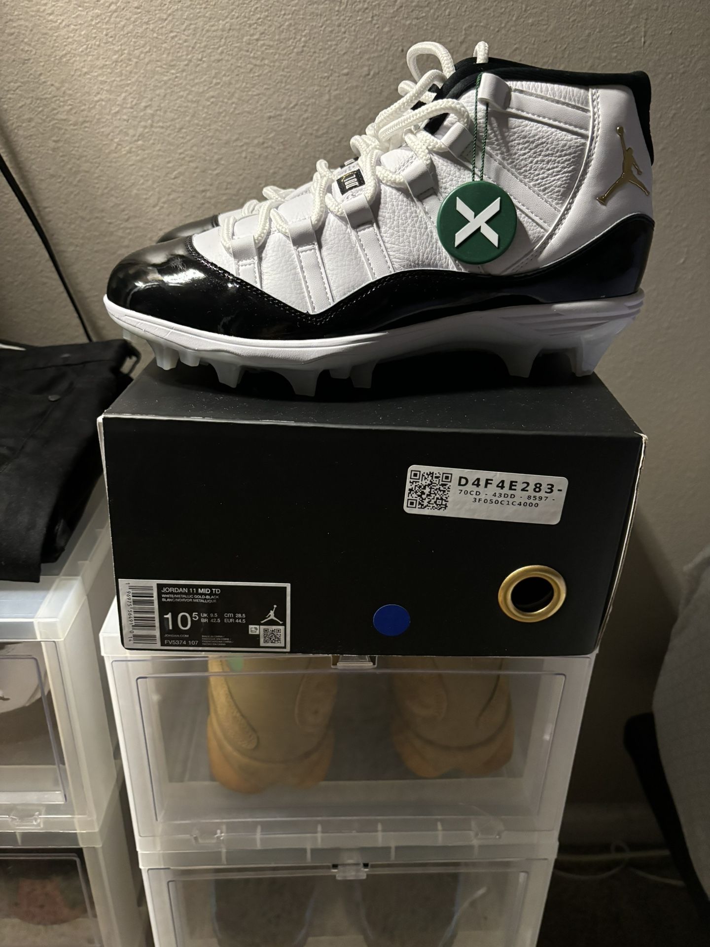 Retro Jordan 11 Cleats