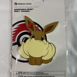 Pokemon center gigantamax eevee pin