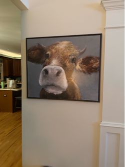 Cow hanging picture