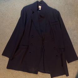 👔 Women’s Size 16 Roaman’s Navy Blue 2-Piece Suit