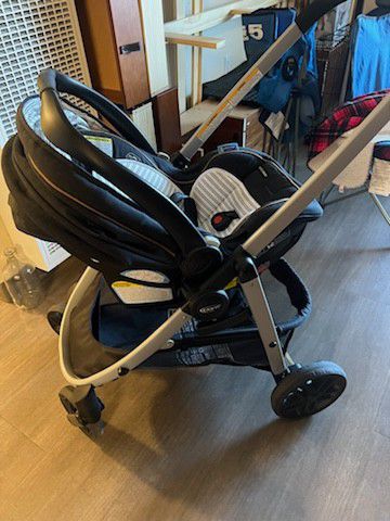 Car Seat And Stroller (All In One)