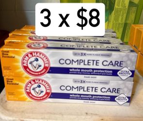 Arm & Hammer toothpaste