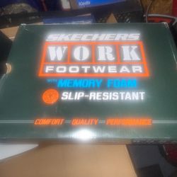Skechers work footwear slip resistant