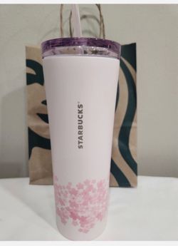 Starbucks Cherry Blossom Cup w/straw