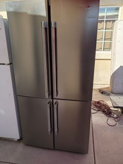 500 for the refrigerator comes with a 90-day warranty free parts and labor delivery is available