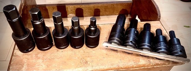 Proto & Wright Impact Hex Bit Socket Set