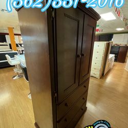 Tall Wardrobe Cherry Pinewood Dresser Cajonera Comoda Nueva 