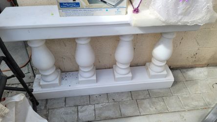 Plastic Balustrade and Porcelain Doll