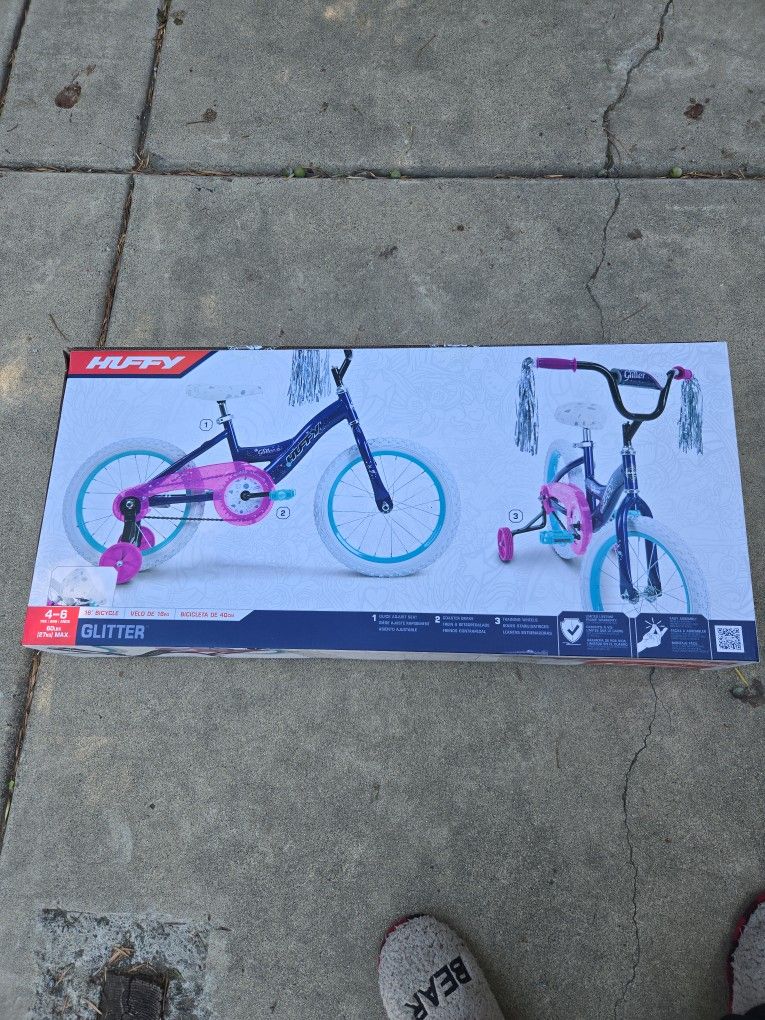 HuFFY GIRLS GLITTER BIKE