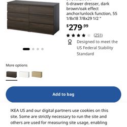 Storklinkta 6 Drawer Dresser