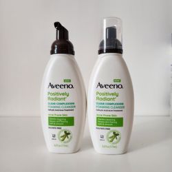 2 Aveeno Foaming Cleanser