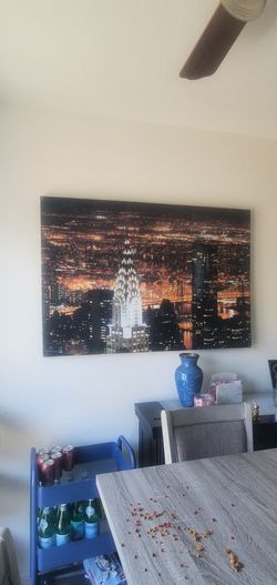 Large New York City Skyline Wall Art Canvas