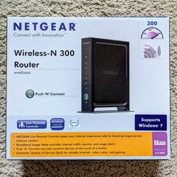 Netgear WNR2000 wireless WiFi N300 broadband internet router access point