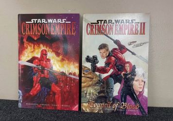 StarWars Crimson Empires Part 1 and 2 Books