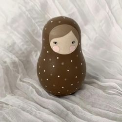 Boho Musical Roly Poly Doll // Nevalyashka //