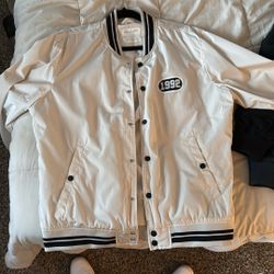 Denim & Flower Windbreaker