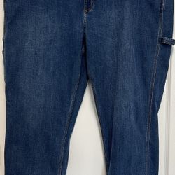 OCEAN+ COAST MEN'S BIG & TALL RELAX CARPENTER JEANS SIZE 44 X 30