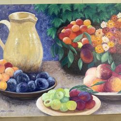 Large signed  original oil painting