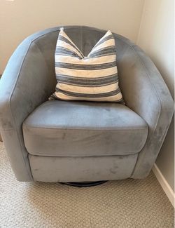 Babyletto Suede Swivel Glider Chair