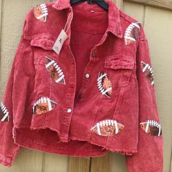 Beautiful New Football Jacket Size Xl