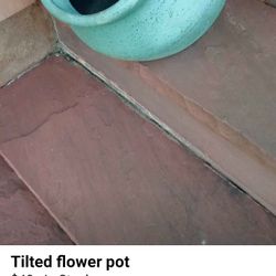 Beautiful Tilted Flower Pot