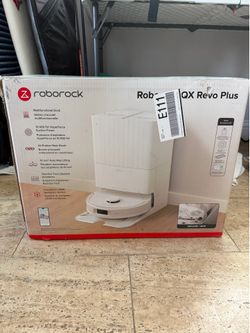 Roborock QX Revo plus Ai robot vacuum. Brand new in box. Never opened