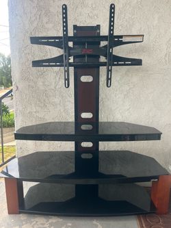 Z line tv stand with built in swivel mount
