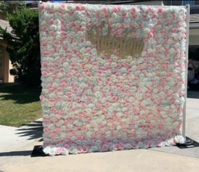 FLOWER WALL GREAT FOR EVENTS!