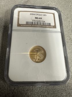 1/10 Ounce MS69 Gold Eagle NGC CERTIFIED COIN