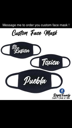 Custom face mask