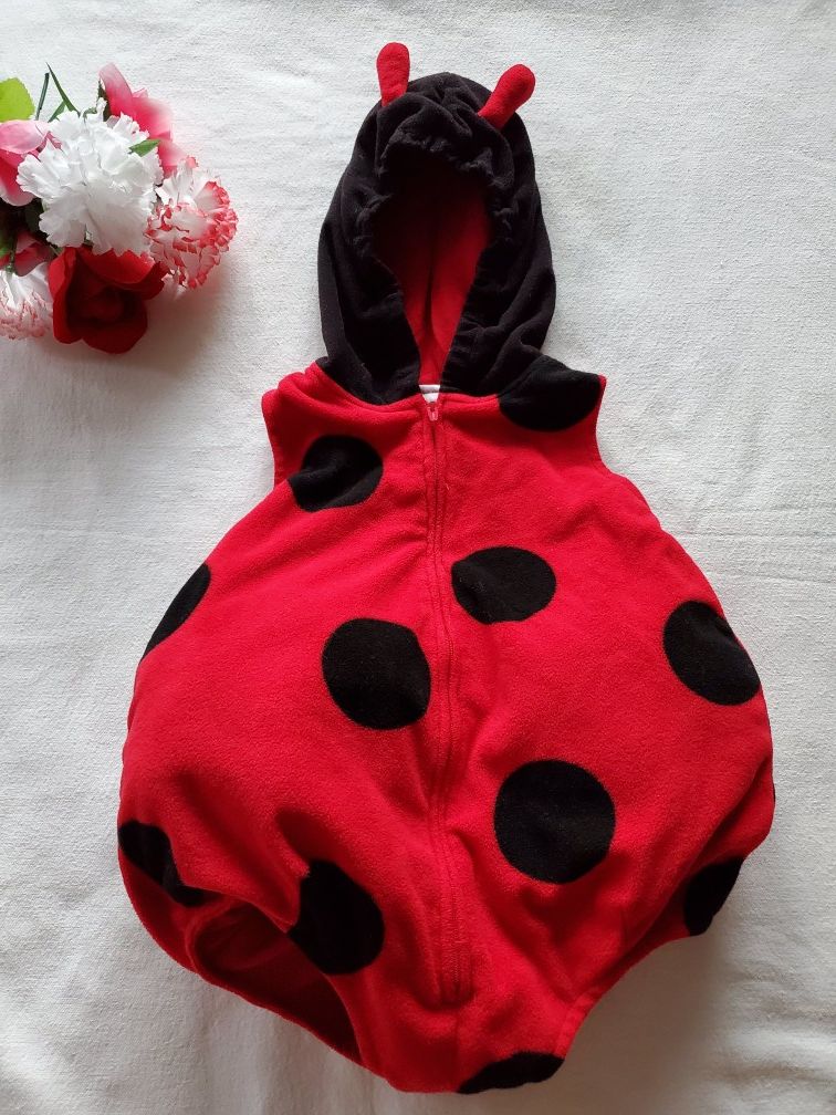 Baby girl Lady bug costume size 18 months - can't pickup, no problem! I'll ship it to you same day! If listing is posted, it's still available :)