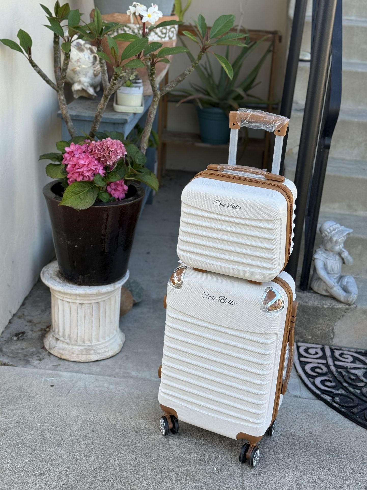 FIRM PRICE Cose Belle 2-piece Luggage Set Brand New 