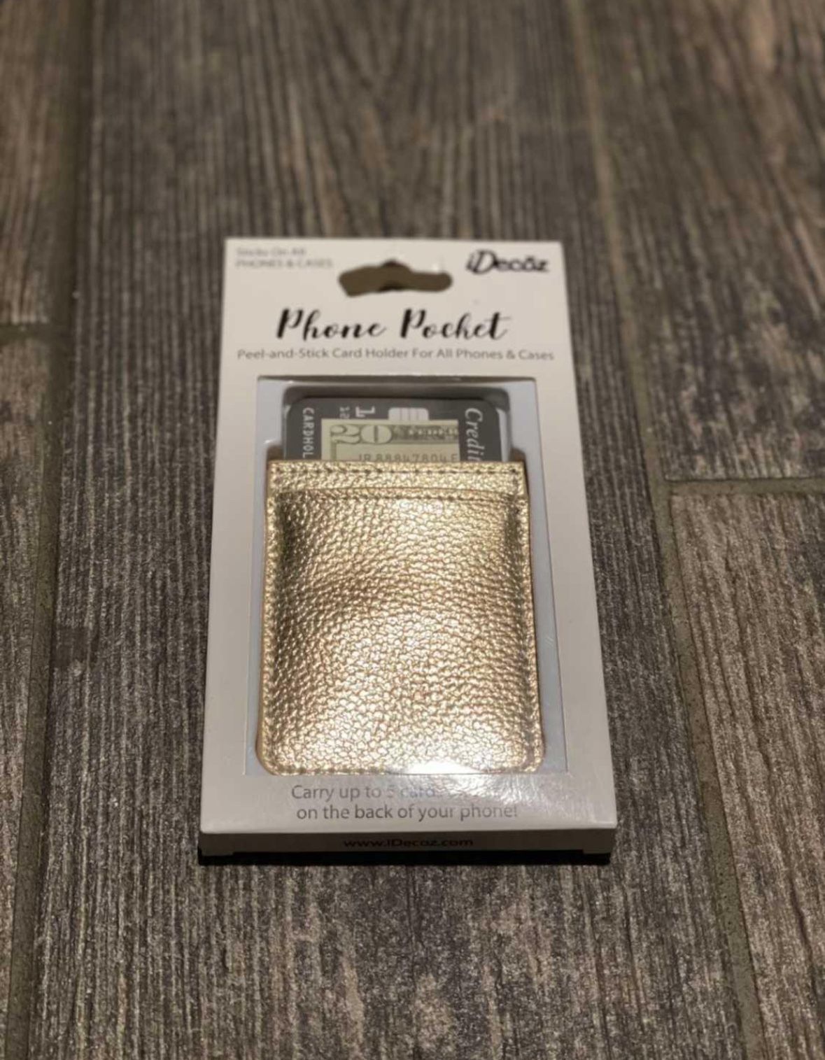Gold Phone Pocket