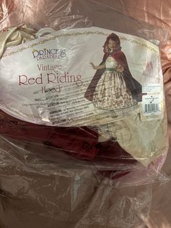 Vintage red riding hood