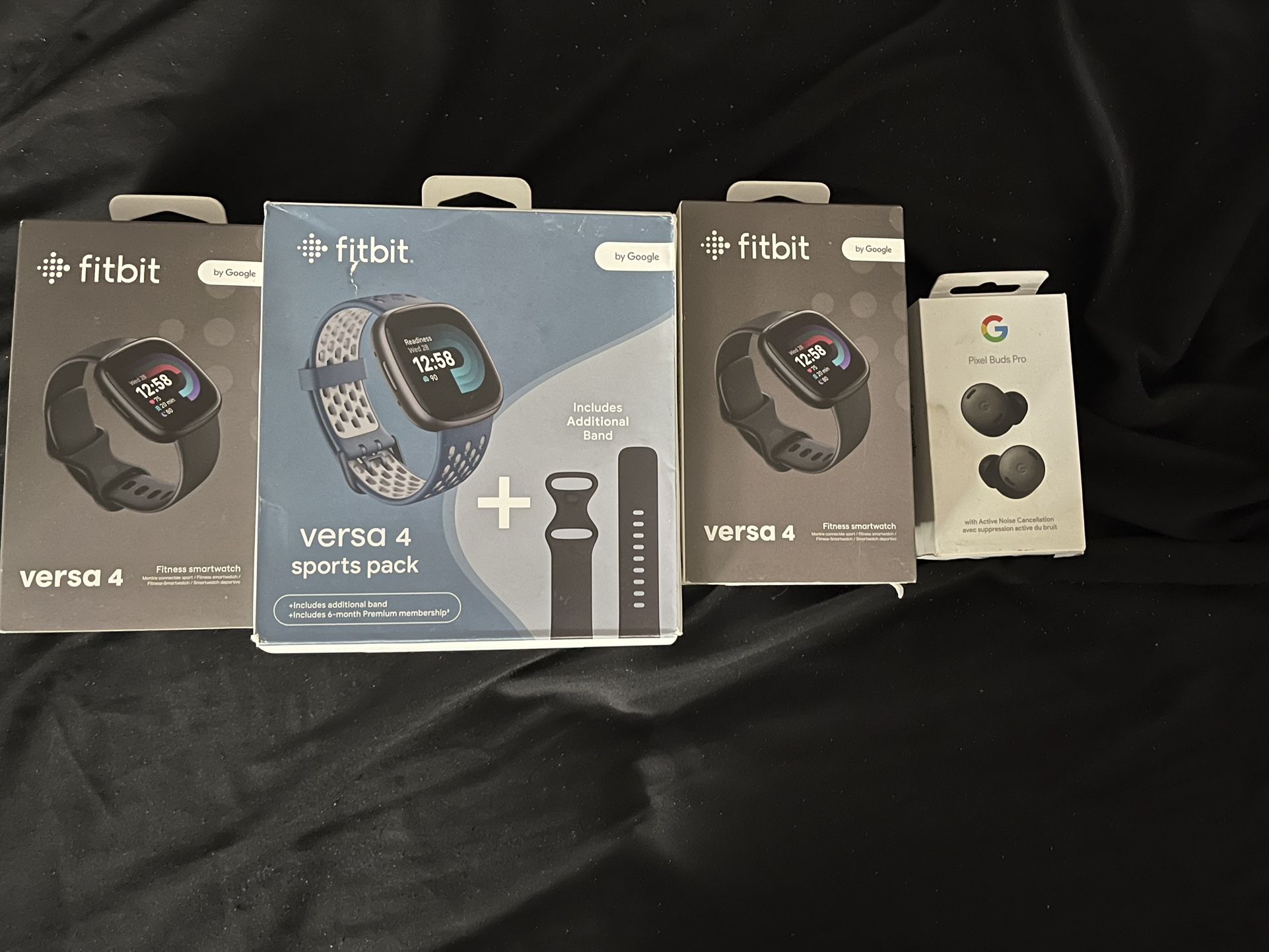 Fitbit Versa 4 And Google Pixel Buds Pro