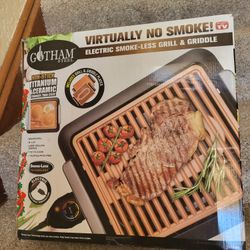 Gotham Steel Electric Smoke-Less Grill Non-Stick 