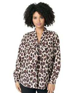 Women’s Leopard Sheer Shirt