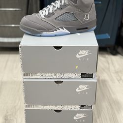 NIKE AIR JORDAN RETRO 5 V WOLF GREY MENS SIZE 8.5 and 9.5 NEW DS AUTHENTIC