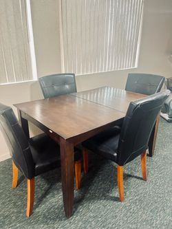 Dining Table With Four Chairs