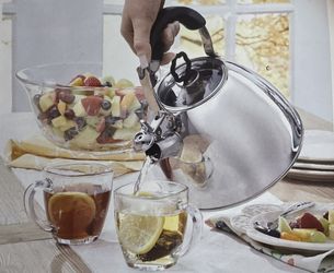 Princess House  Tetera De  Acero Inoxidable 