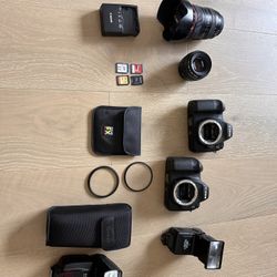 2 Canon EOS 6D camera bodies+lenses and more! 