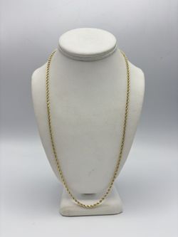 14kt 24” Yellow Gold Rope Chain