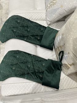 Christmas Boots Dark Green