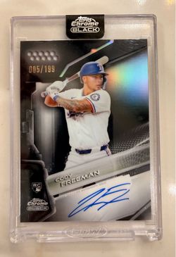 2026 Topps Chrome Black Cody Freeman RC Auto /199 Rangers Refractor