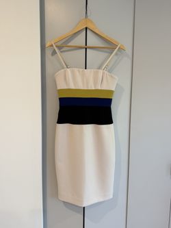 BCBGMAXAZRIA Reesie Color-Blocked Dress – Size 2