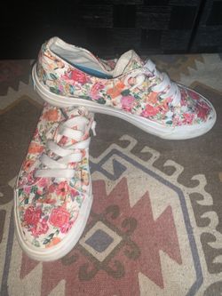 Canvas sneakers with floral print by Blowfish Malibu
